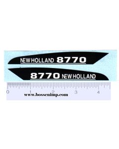 Decal 1/16 New Holland 8770 Hood Panels