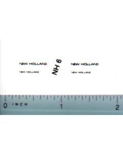 Decal 1/64 New Holland (black)