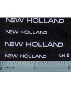 Decal 1/16 New Holland (white)