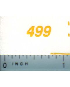 Decal 1/16 New Holland Grinder Mixer 499 Model Numbers