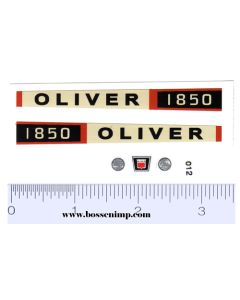 Decal 1/16 Oliver 1850 Decal Set