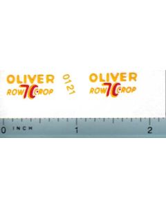 Decal 1/16 Oliver 70 Row Crop Set