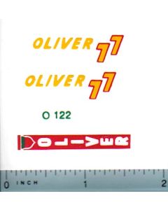 Decal 1/16 Oliver 77 Set