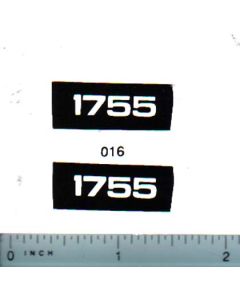 Decal 1/16 Oliver 1755 Model Numbers