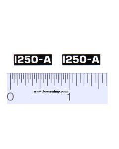 Decal 1/16 Oliver 1250-A Model Numbers (Pair)