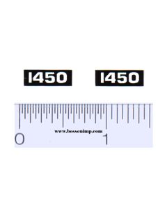 Decal 1/16 Oliver 1450 Model Numbers (Pair)