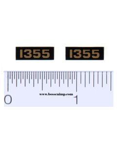 Decal 1/16 Oliver 1355 Model Numbers (Pair)