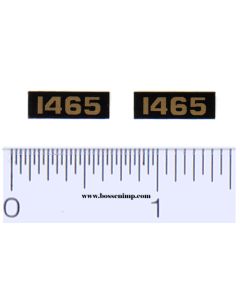 Decal 1/16 Oliver 1465 Model Numbers (Pair)