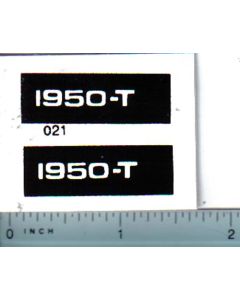 Decal 1/16 Oliver 1950-T Model Numbers