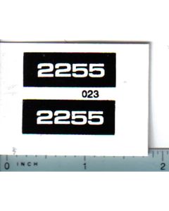 Decal 1/16 Oliver 2255 Model Numbers