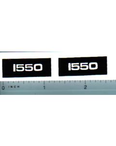 Decal 1/16 Oliver 1550 Model Numbers