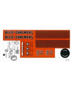 Decal Allis Chalmers WD-45 Pedal Tractor