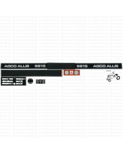 Decal AGCO-Allis 9815 Pedal Tractor