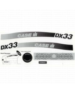 Decal Case IH Farmall DX-33 Pedal