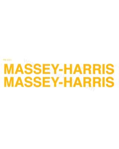 Decal Massey Harris side panels pedal tractors