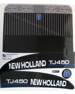 Decal New Holland TJ-450 Pedal Tractor