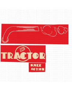 Decal BMC Knee Action Pedal Tractor Set