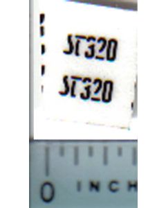Decal 1/32 Steiger ST320 Model Number