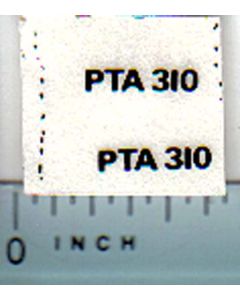 Decal 1/32 Steiger PTA310 Model Number