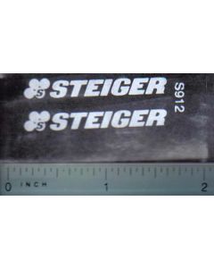 Decal Steiger Logo (white)