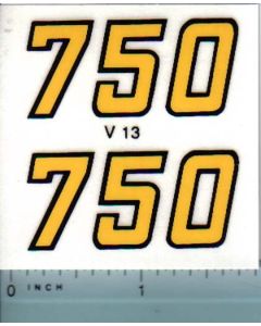 Decal 1/16 Versatile 750 Series 2 Mo. # (early)