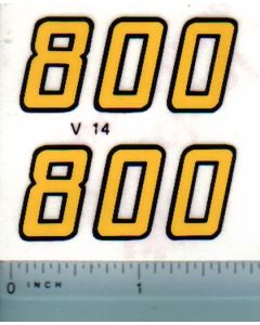 Decal 1/16 Versatile 800 Series 2 Mo. # (early)