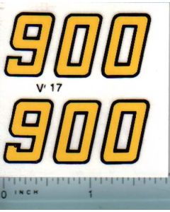Decal 1/16 Versatile 900 Series 2 Mo. # (early)