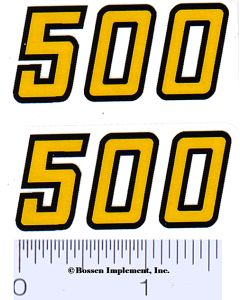Decal 1/16 Versatile 500 model numbers