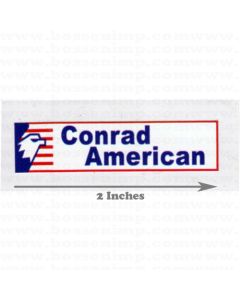 Decal Conrad American 2 inches
