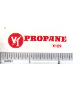 Decal V1 Propane 2 inch