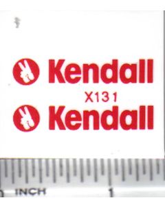 Decal Kendall - Red Large