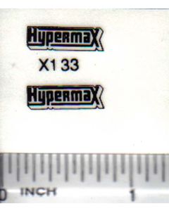 Decal Hypermax - Black Large