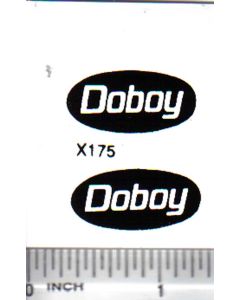 Decal Doboy 1 inch
