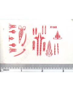 Decal Pin Stripe Set - Red small