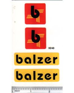 Decal 1/16 Balzer Logos Set