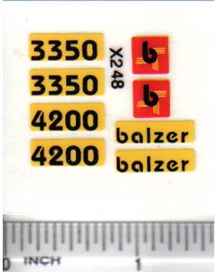 Decal 1/64 Balzer 3350, 4200 Set