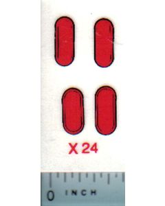 Decal 1/16 Tail Lamps