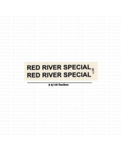 Decal 1/16 Red River Special - Black