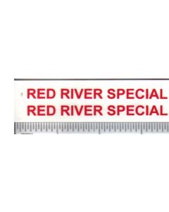 Decal 1/16 Red River Special - Red Set