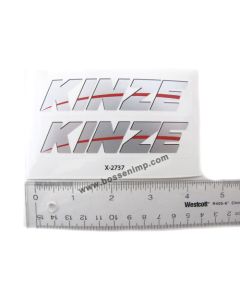 Decal Kinze Logo 1/16  pair