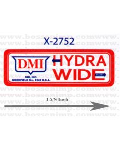 Decal 1/16 DMI Hydra Wide plow