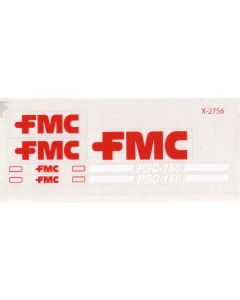 Decal 1/32 FMC Pea Harvester PSC-156