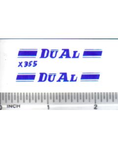 Decal 1/16 Dual - Blue