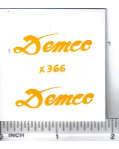 Decal 1/16 Demco - Yellow