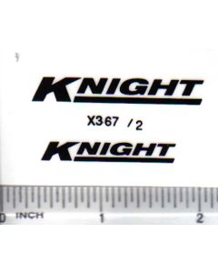 Decal 1/16 Knight Set - Black