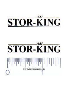 Decal 1/64 Stor-King Set of 2