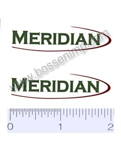 Decal 1/64 Meridian Set of 2