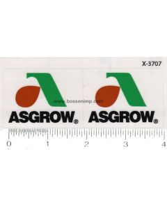 Decal 1/64 Asgrow Set of 2