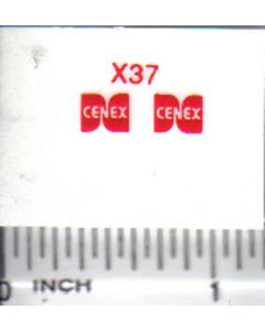 Decal 1/64 Cenex - Red