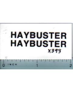 Decal 1/16 Haybuster